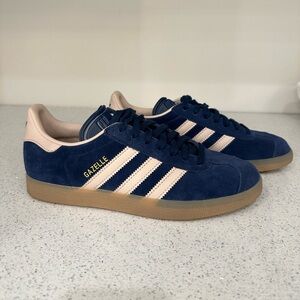 Adidas Gazelle Night Indigo Taupe - size 7